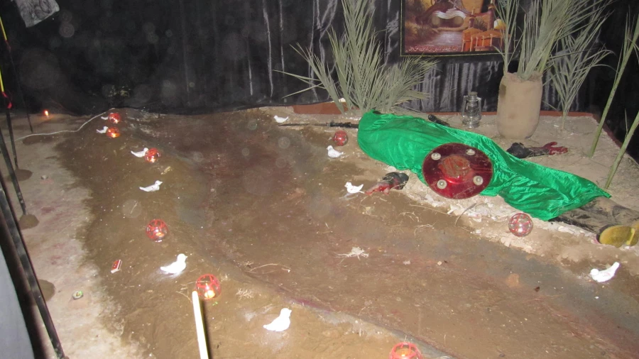 برپایی نمایشگاه اربعین در پردیس حضرت فاطمه الزهرا(س) دختران خوزستان