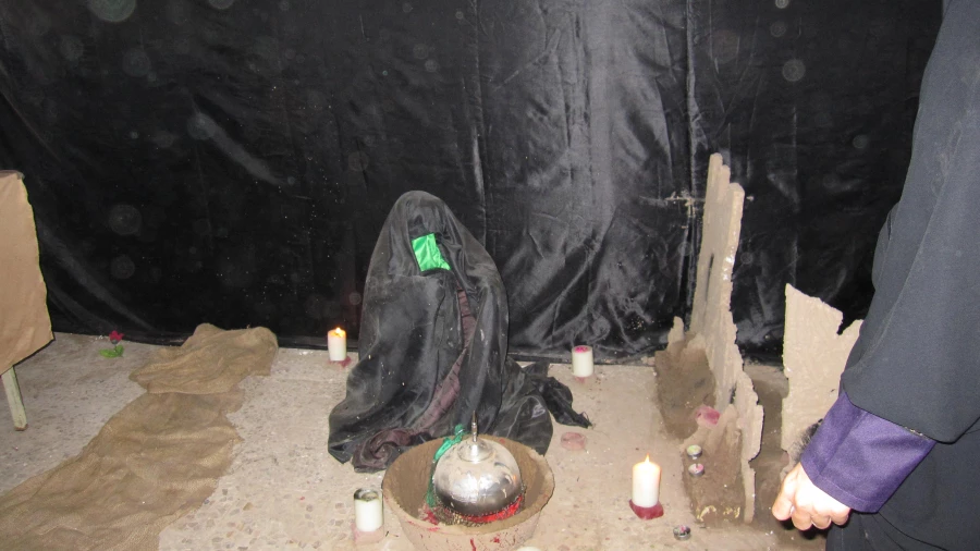 برپایی نمایشگاه اربعین در پردیس حضرت فاطمه الزهرا(س) دختران خوزستان