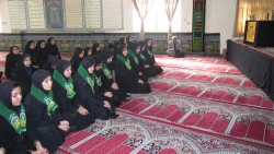 برپایی نمایشگاه اربعین در پردیس حضرت فاطمه الزهرا(س) دختران خوزستان