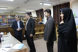 بازدید مدیر کل محترم آموزش وپرورش استان خوزستان از فرایند برگزاری مصاحبه