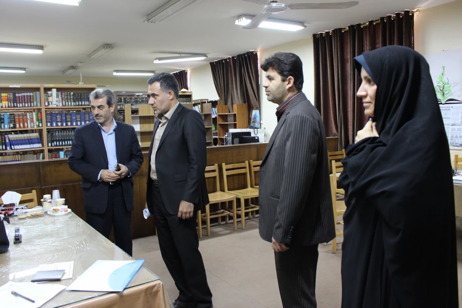 بازدید مدیر کل محترم آموزش وپرورش استان خوزستان از فرایند برگزاری مصاحبه