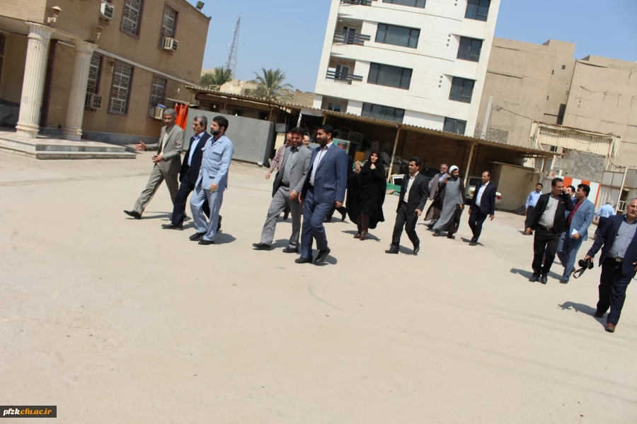 بازدید استاندار محترم و هیئت همراه از پردیس فاطمه الزهرا اهواز