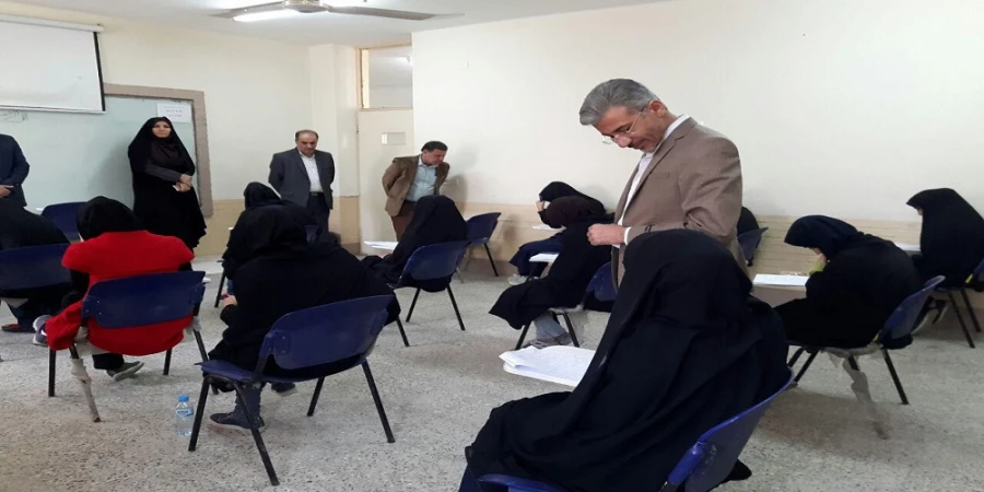 بازدید مسئولان مدیریت استانی از برگزاری امتحانات پردیس حضرت فاطمه الزهرا (س)