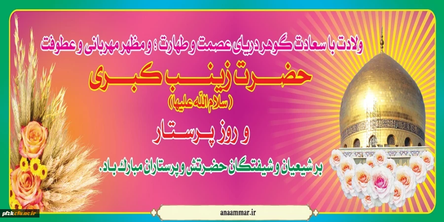 سالروز میلاد با سعادت حضرت زینب (س) و روز پرستار مبارک باد