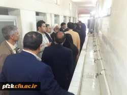 بازدید جناب آقای دکتر خنیفر و هیئت رئیسه همراه از مجموعه خوابگاهی و آموزشگاهی پردیس فاطمه الزهرا(س)