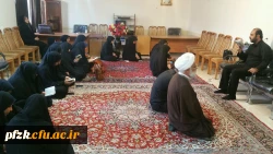 برگزاری مراسم زیارت عاشورا به مناسبت اربعین حسینی در پردیس فاطمه الزهرا(س)