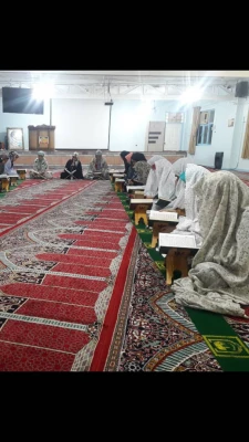 مراسم جز خوانی قرآن کریم در خوابگاه پردیس فاطمه الزهرا(س)