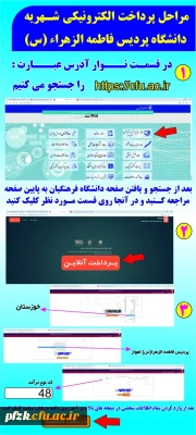 روش پرداخت هزینه غذایی / خوابگاهی بصورت آنلاین