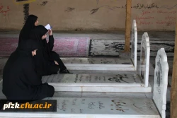  در روز دوشنبه مورخ 98/7/15بازدید دانشجویان پردیس فاطمه الزهرا(س) اهواز از گلزار شهدا  2