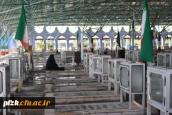  در روز دوشنبه مورخ 98/7/15بازدید دانشجویان پردیس فاطمه الزهرا(س) اهواز از گلزار شهدا  2