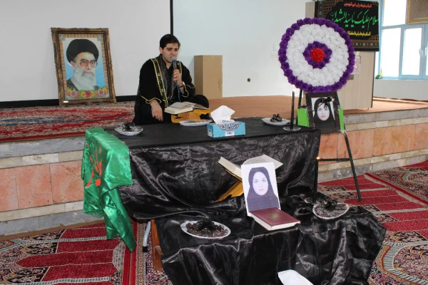 برگزاری مراسم یادبود مرحومه مغفوره سرکار خانم افسانه پرستار به همراه همسر گرامیشان  2