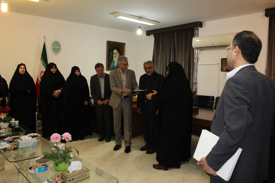 رگزاری جلسه معارفه معاونت آموزشی ،فرهنگی،پژوهشی پردیس فاطمه الزهرا (س)سرکار خانم حسن زاده  2