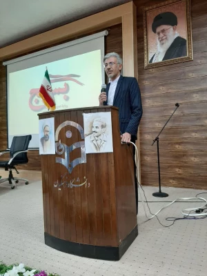 برگزاری همایش بسیج به مناسبت هفته بسیج در سالن امید واقع در ساختمان مدیریت امور پردیس های استان خوزستان خوزستان راس ساعت 10 صبح مورخ 5 آذر ماه 98 برگزار گردید. 3