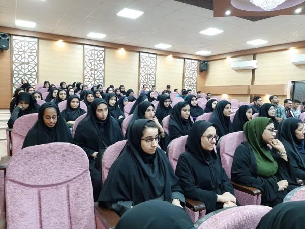 برگزاری همایش بسیج به مناسبت هفته بسیج در سالن امید واقع در ساختمان مدیریت امور پردیس های استان خوزستان خوزستان راس ساعت 10 صبح مورخ 5 آذر ماه 98 برگزار گردید. 6