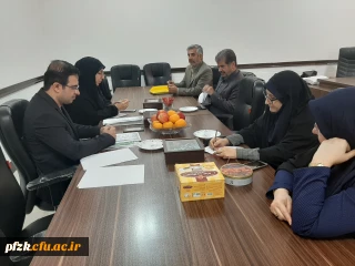 برگزاری جلسه کمیته کارورزی در پردیس فاطمه الزهرا (س)