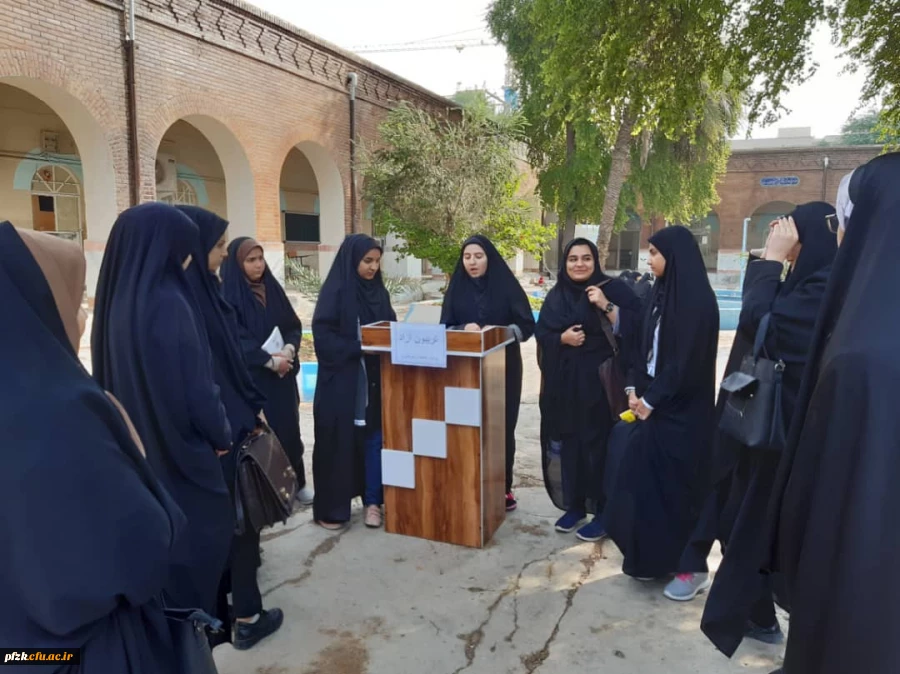 برگزاری تریبون آزاد در ساختمان شماره ۲دپردیس فاطمه الزهرا اهواز 2