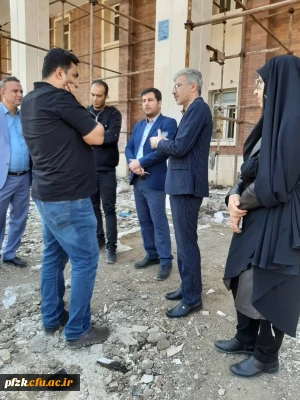 بازدید دکتر جرفی از  تجهیز و نوسازی ساختمان رفاهی جدید.