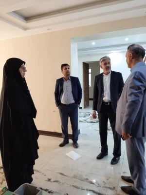 بازدید دکتر جرفی از  تجهیز و نوسازی ساختمان رفاهی جدید. 3