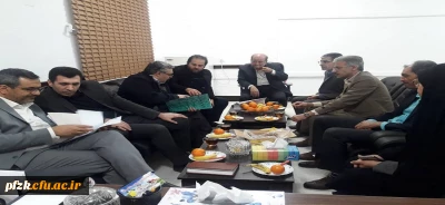 بازید جناب آقای دکتر مصلحی مدیر کل برنامه و بودجه سازمان مرکزی و  حوزه مالی/بودجه و نیز مهندس جانی مسئول سامانه گلستان سازمان مرکزی از دانشگاه فرهنگیان 