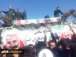 استقبال خوب و پرشور مردم شهید پرور اهواز از شهید والا مقام حاج قاسم سلیمانی صبح یکشنبه 2