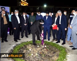 مراسم کلنگ زنی فاز اول ساختمان آموزشی در پردیس فاطمه الزهرا(س) خوزستان 2