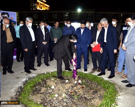 مراسم کلنگ زنی فاز اول ساختمان آموزشی در پردیس فاطمه الزهرا(س) خوزستان 2