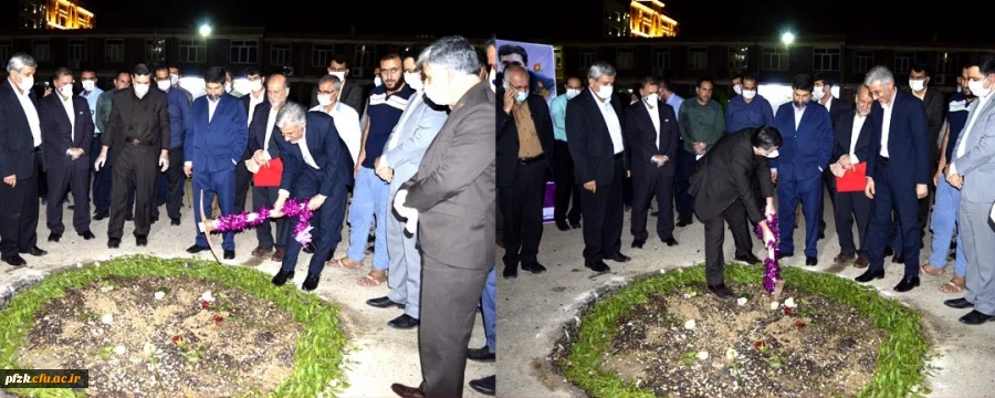 مراسم کلنگ زنی فاز اول ساختمان آموزشی در پردیس فاطمه الزهرا(س) خوزستان 2