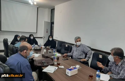 جلسه شورای آموزش مجازی پردیس حضرت فاطمه الزهرا (س) خوزستان (خواهران)