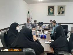 جلسه شورای آموزش مجازی پردیس حضرت فاطمه الزهرا (س) خوزستان (خواهران) 2