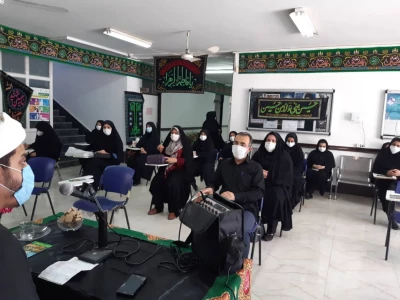 مراسم عزاداری ایام سوگواری حضرت ابا عبدالله الحسین (ع) در پردیس حضرت فاطمه الزهرا(س)