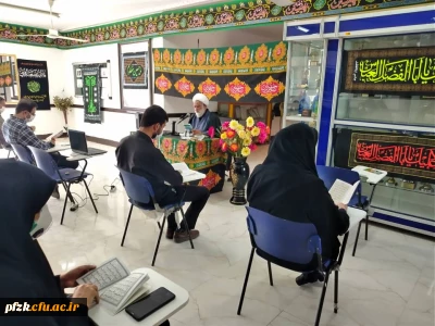 مراسم سخنرانی و زیارت عاشورا، با حضور حجت الاسلام جوانمرد زاده مسئول محترم نهاد نمایندگی مقام معظم رهبری در دانشگاه فرهنگیان خوزستان