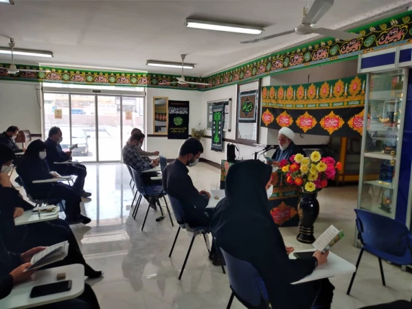 مراسم سخنرانی و زیارت عاشورا، با حضور حجت الاسلام جوانمرد زاده مسئول محترم نهاد نمایندگی مقام معظم رهبری در دانشگاه فرهنگیان خوزستان