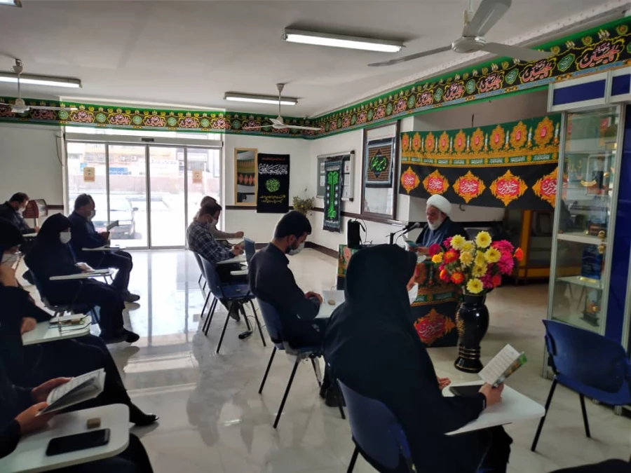 مراسم سخنرانی و زیارت عاشورا، با حضور حجت الاسلام جوانمرد زاده مسئول محترم نهاد نمایندگی مقام معظم رهبری در دانشگاه فرهنگیان خوزستان