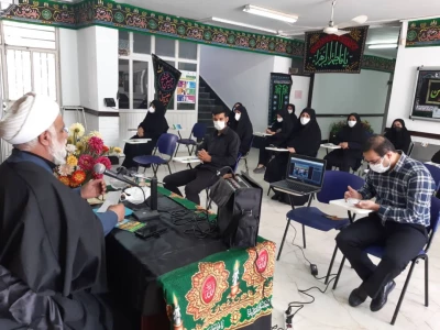 مراسم سخنرانی و زیارت عاشورا، با حضور حجت الاسلام جوانمرد زاده مسئول محترم نهاد نمایندگی مقام معظم رهبری در دانشگاه فرهنگیان خوزستان