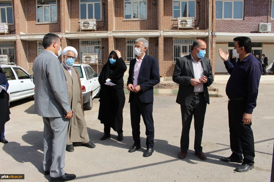 بازدید ریاست دانشگاه فرهنگیان استان خوزستان از شروع فرایند مصاحبه دانشگاه فرهنگیان 1399