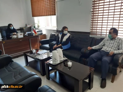 بازدید کارشناس اداره بهداشت از پردیس حضرت فاطمه الزهرا(س) خوزستان