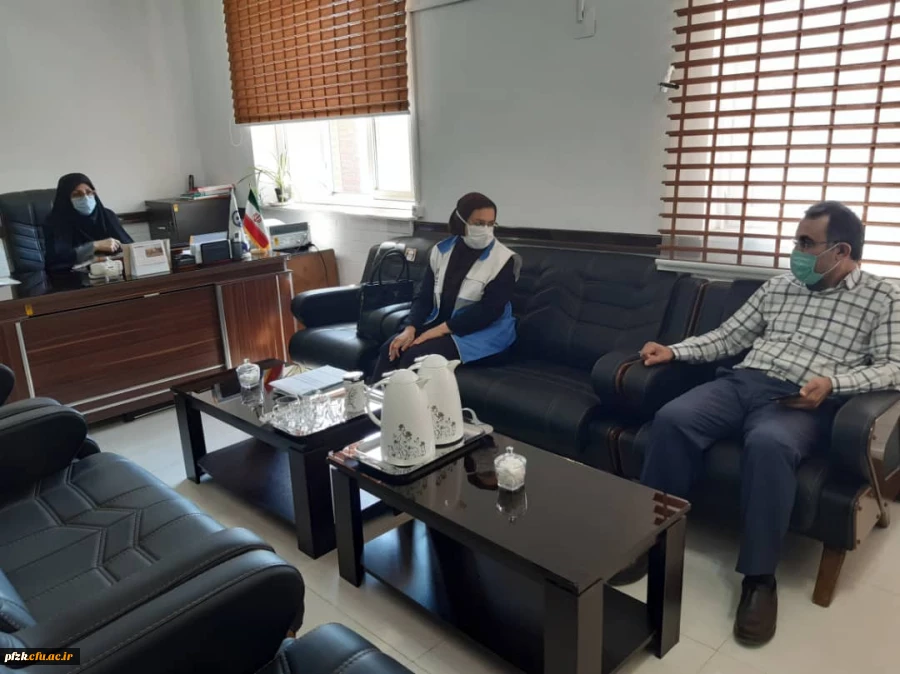 بازدید کارشناس اداره بهداشت از پردیس حضرت فاطمه الزهرا(س) خوزستان