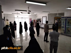 تجمع اعتراض آمیز در محکومیت به اهانت پیامبر اعظم (ص) در پردیس حضرت فاطمه الزهرا(س) اهواز