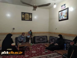 دیدار با خانواده شهیدحاج سید حمید تقوی فر به مناسبت هفته بسیج