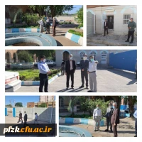 بازدید ریاست دانشگاه فرهنگیان استان خوزستان از پروژه های عمرانی پردیس حضرت فاطمه الزهرا(س) اهواز