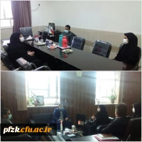 بازدید دکتر درخشان فرد سرپرست پردیس حضرت فاطمه الزهرا(س) خوزستان از مرکز مهارت آموزان دانیال نبی(ع) شوش