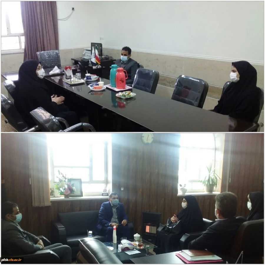 بازدید دکتر درخشان فرد سرپرست پردیس حضرت فاطمه الزهرا(س) خوزستان از مرکز مهارت آموزان دانیال نبی(ع) شوش