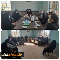 بازدید دوره ای سرپرست پردیس حضرت فاطمه زهرا(س) از واحدهای تابعه در استان