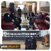 بازدید دوره ای سرپرست پردیس حضرت فاطمه زهرا(س) از واحدهای تابعه در استان