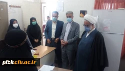 بازدید ریاست دانشگاه فرهنگیان استان خوزستان از مصاحبه تخصصی داوطلبان آزمون استخدام پیمانی آموزش و پرورش در سال  1399 از پردیس حضرت فاطمه الزهرا (س) اهواز