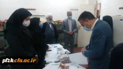 بازدید ریاست دانشگاه فرهنگیان استان خوزستان از مصاحبه تخصصی داوطلبان آزمون استخدام پیمانی آموزش و پرورش در سال  1399 از پردیس حضرت فاطمه الزهرا (س) اهواز