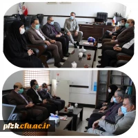 بازدید سرگروه محترم کارگروه مرکزی آزمون استخدامی ماده 28 و هیئت همراه از روند مصاحبه ها در پردیس حضرت فاطمه الزهرا(س) اهواز 
