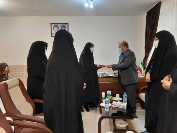 برگزاری مراسم تکریم و معارفه معاون هماهنگی مرکز خدیجه کبری(س)دزفول با حضور سرپرست پردیس حضرت فاطمه الزهرا(س) اهواز 2