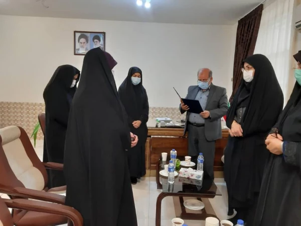 برگزاری مراسم تکریم و معارفه معاون هماهنگی مرکز خدیجه کبری(س)دزفول با حضور سرپرست پردیس حضرت فاطمه الزهرا(س) اهواز 2