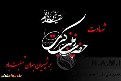 وفات اسوه صبر و ایثار حضرت زینب کبری(س)، تسلیت باد